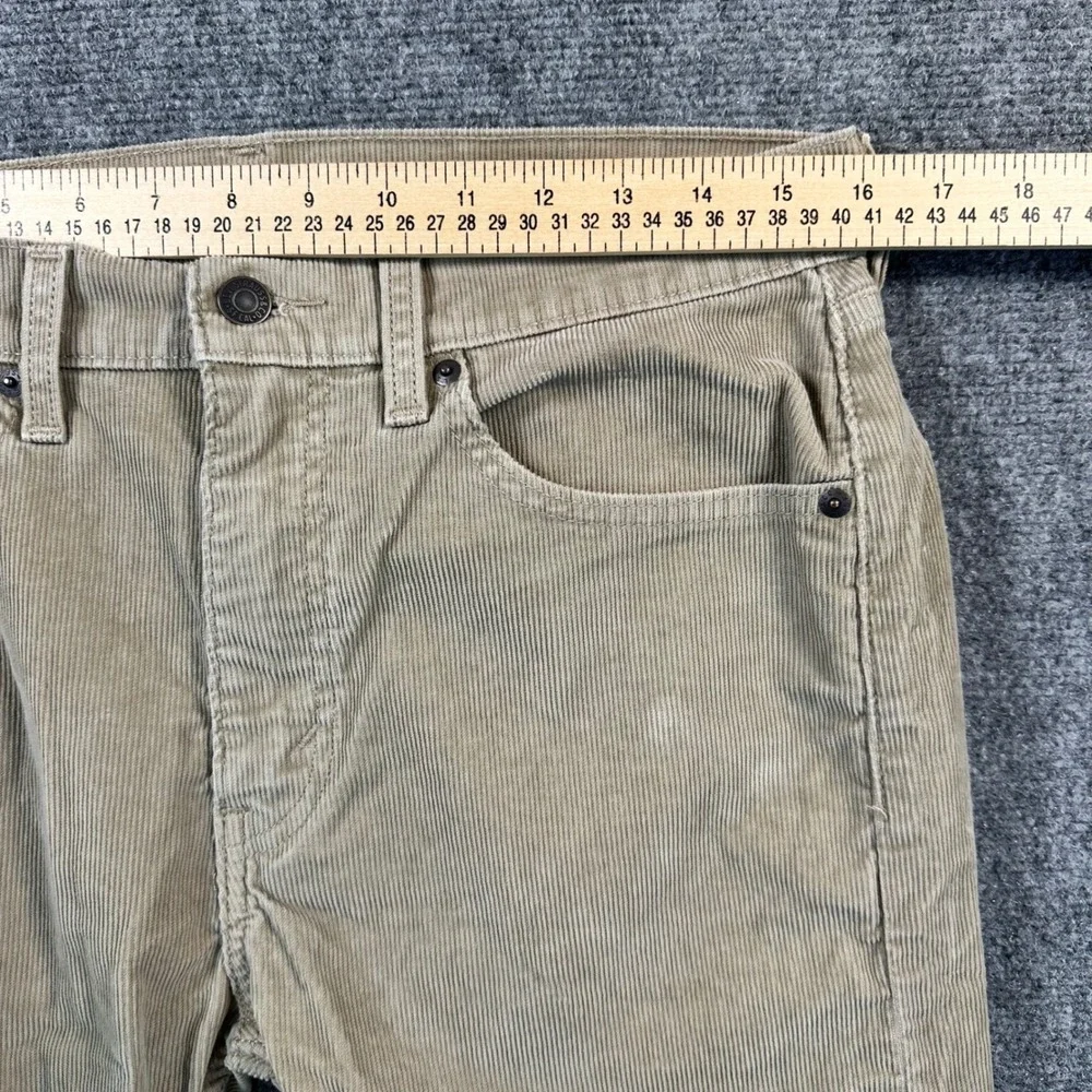 Levis 505 Men's‎ 31x32 Tan Khaki Regular Fit Corduroy Pants Straight Leg Casual